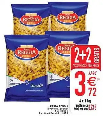 Cora Pasta reggia 4x1 kg aanbieding
