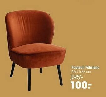Kwantum Fauteuil fabriano aanbieding