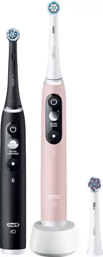 Coolblue Oral-B iO Series 6N Duo Pack Zwart + Roze aanbieding