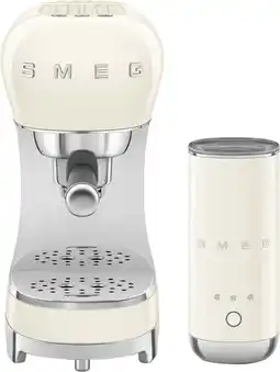 Coolblue SMEG ECF12CREU Crème + Mousseur à Lait aanbieding