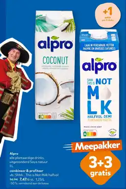 OKay Alpro alle plantaardige drinks, uitgezonderd Soya natuur aanbieding