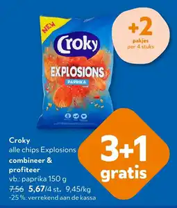OKay Croky alle chips Explosions aanbieding