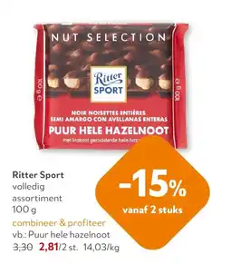 OKay Ritter Sport volledig assortiment aanbieding
