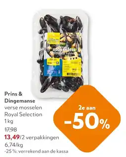 OKay Prins & Dingemanse verse mosselen aanbieding