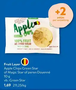 OKay Apple Chips Green Star aanbieding