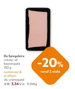 OKay De Spiegeleire crème- of boerenpaté aanbieding