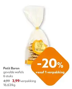 OKay Petit Baron gevulde wafels aanbieding