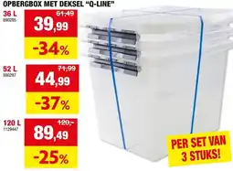 Hubo Opbergbox met deksel aanbieding