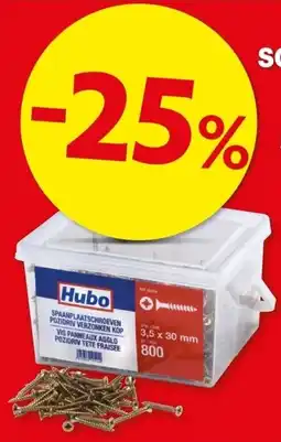 Hubo Hubo spaanplaatschroeven aanbieding