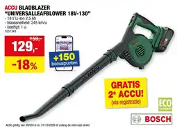 Hubo Accu bladblazer universalleafblower 18v-130 aanbieding