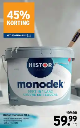 GAMMA Histor monodek aanbieding