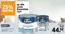 GAMMA Levis Essentials mur & primer 2 in 1 aanbieding