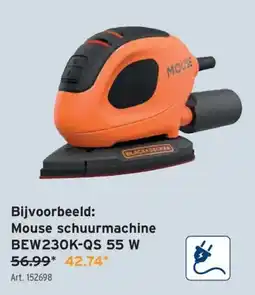 GAMMA Mouse schuurnmachine aanbieding