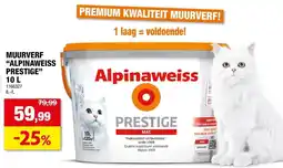 Hubo muurverf alpinaweiss prestige aanbieding