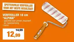 Hubo verfroller 18 cm alpina aanbieding