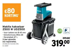 GAMMA Makita hakselaar aanbieding