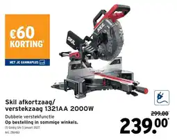 GAMMA Skil afkortzaag/verstekzaag 1321AA aanbieding