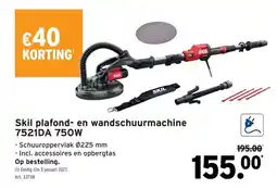 GAMMA Skil plafond- en wandschuurmachine 7521DA 750W aanbieding