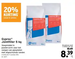 GAMMA Gyproc Jointfiller aanbieding