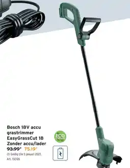 GAMMA Bosch 18V accu grastrimmer EasyGrassCut 18 aanbieding