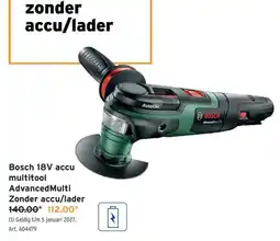 GAMMA Bosch 18V accu multitool AdvancedMulti aanbieding