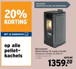GAMMA pellet-kachels aanbieding