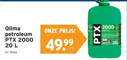 GAMMA Qlima petroleum PTX 2000 aanbieding