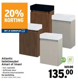 GAMMA Atlantic toiletmeubel Amari of Imani aanbieding