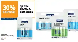 GAMMA Gamma alkalinebatterij aanbieding