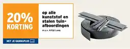 GAMMA kunststof en stalen tuin-afboordingen aanbieding