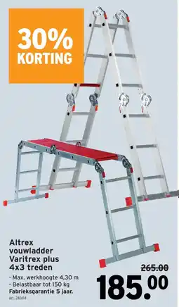 GAMMA Altrex vouwladder aanbieding