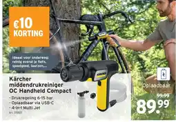 GAMMA Kärcher middendrukreiniger OC Handheld Compact aanbieding