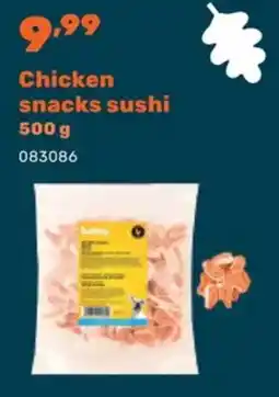 Happyland Chicken snacks sushi aanbieding