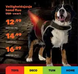 Happyland Veiligheidsjasje hond fluo aanbieding
