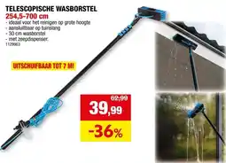 Hubo Telescopische wasborstel aanbieding