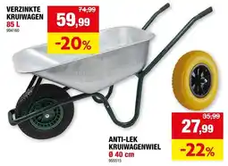 Hubo verzinkte kruiwagen aanbieding