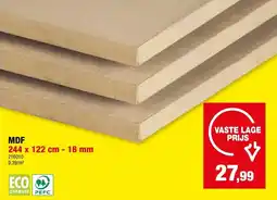 Hubo MDF aanbieding