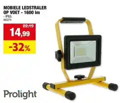 Hubo Mobiele ledstraler op voet aanbieding
