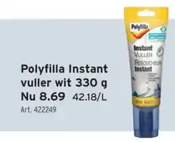 GAMMA Polyfilla instant vuller aanbieding