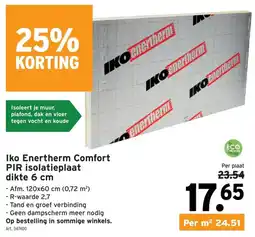 GAMMA Iko Enertherm Comfort PIR isolatieplaat aanbieding