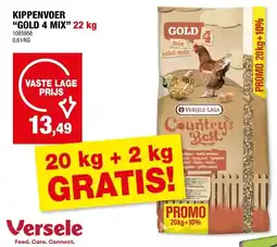 Hubo Kippenvoer gold 4 mix aanbieding