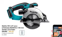 GAMMA makita 18v lxt accu cirkezaag dss501zj 136 mm aanbieding
