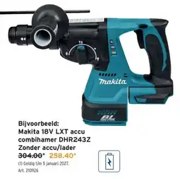 GAMMA Makita 18v lxt accu combihamer dhr243z aanbieding