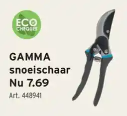 GAMMA gamma snoeischaar aanbieding