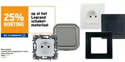 GAMMA Legrand schakel-materiaal aanbieding
