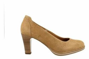 Berca Shoes Tamaris Pump Dames Trend Dierenprint Touch It - Camel aanbieding