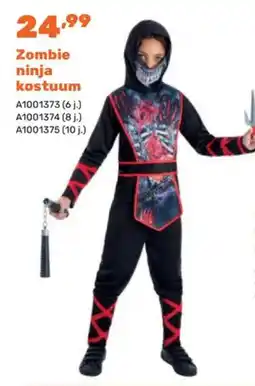 Happyland Zombie ninja kostuum aanbieding
