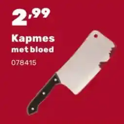 Happyland Kapmes met bloed aanbieding