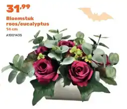 Happyland Bloemstuk roos/eucalyptus aanbieding