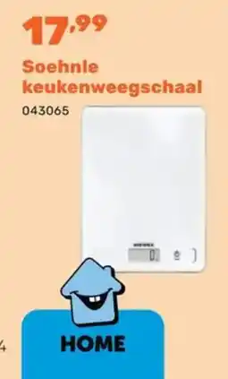 Happyland Soehnle keukenweegschaal aanbieding